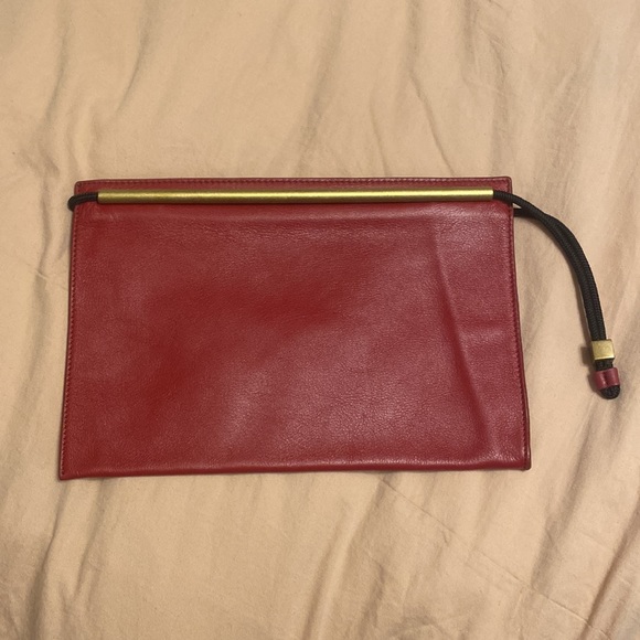 Ro Bags - Red Folder Pouch/Clutch Bag - Picture 4 of 4